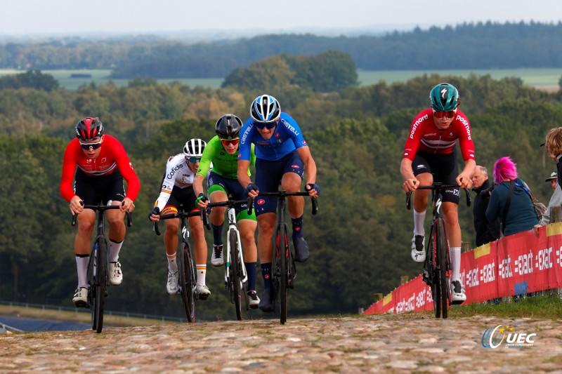 2023 UEC Road European Championships - Drenthe - Junior Men's Road Race - Drijber - Col Du VAM 111 km - 23/09/2023 - Andrea Montagner (Italy) - photo Luca Bettini/SprintCyclingAgency?2023